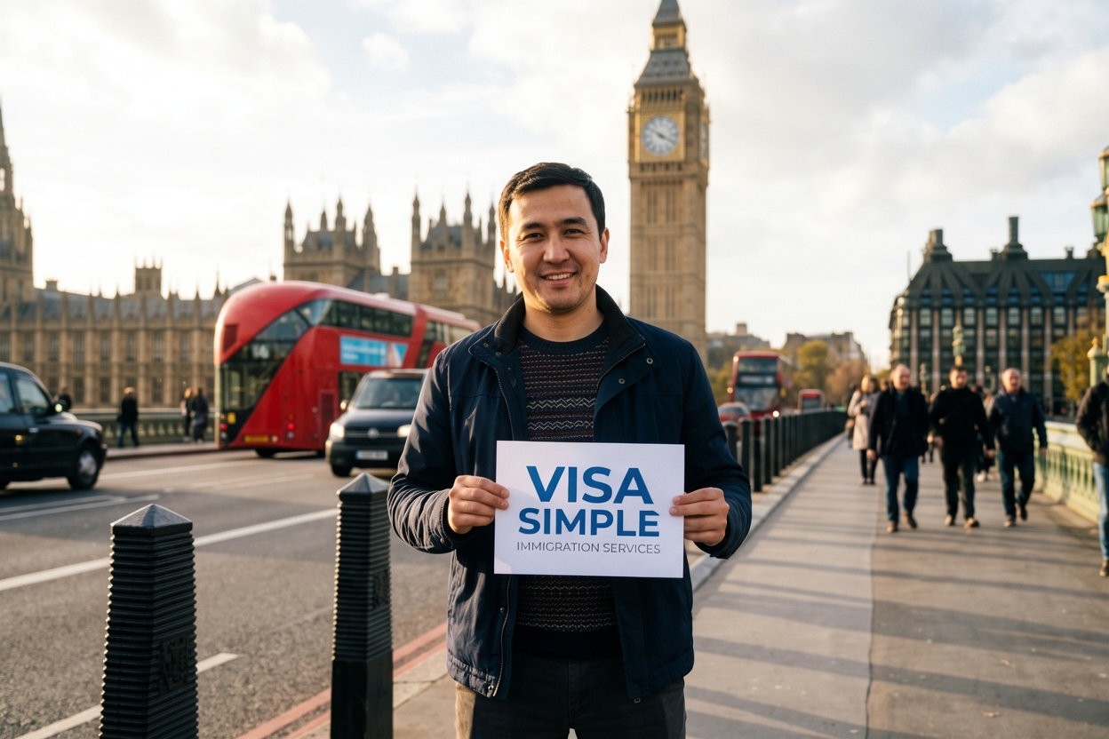 Азиз — клиент VISA SIMPLE в Великобритании